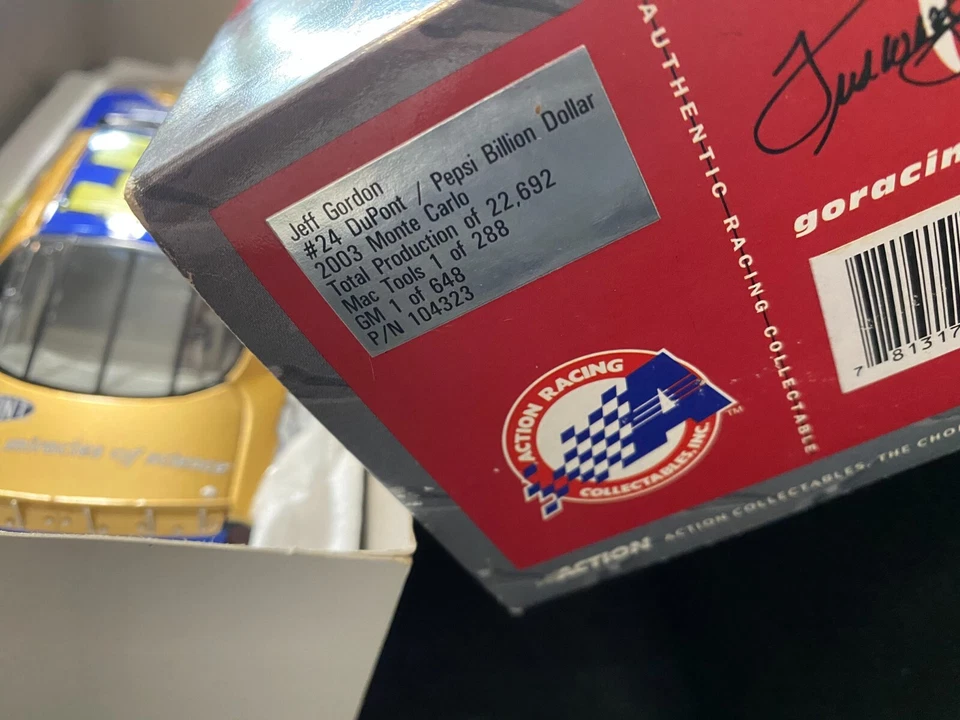 Texaco Gearbox Bel Air ACTION Jeff Gordon Coca-Cola Truck 1940 Coupe diecast lot - Image 4 of 4