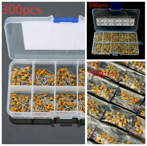 Ceramic Capacitor Assorted Kit Assortment Set 700pcs/ 500pcs/300pcs