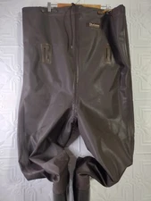 Vintage Lacrosse Chest Waders Boots Suspenders Unisex Size N Made In USA