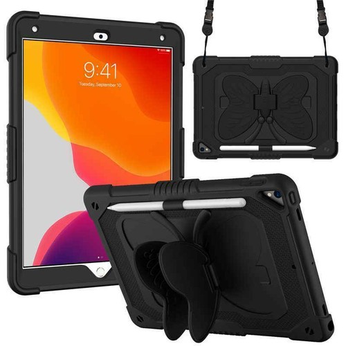 For iPad 7 8 9 10 11th Gen Air Pro 11 2025 Kid Shockproof Strap Stand Case Cover - Picture 14 of 151