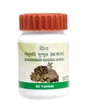 Gokshuradi Guggul Guggulu 80 Tablets Herbal A...