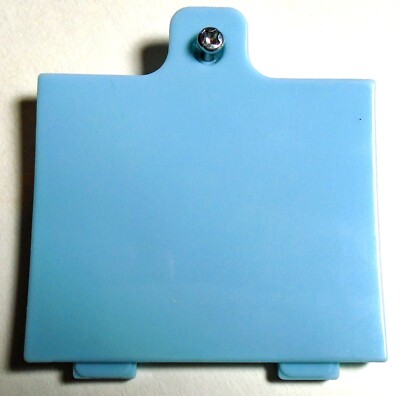 Cranium Hullabaloo Replacement Blue Battery Cover Piece Part With Screw