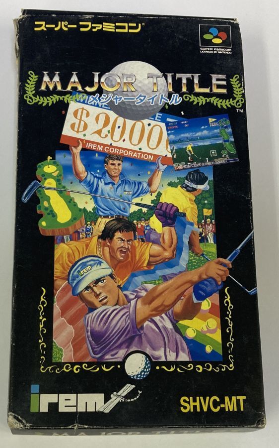 Nintendo Super Famicom SFC Major Title Japan Version w/ Box 9612
