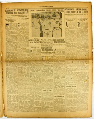 1927 SPORTING NEWS BASEBALL MAGAZINE ORIGINAL 5 5 1927 - Picture 3 of 4