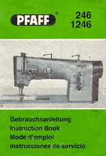 PFAFF 246 1246  Instruction Manual User Guide: Coil Bound 28 Pages