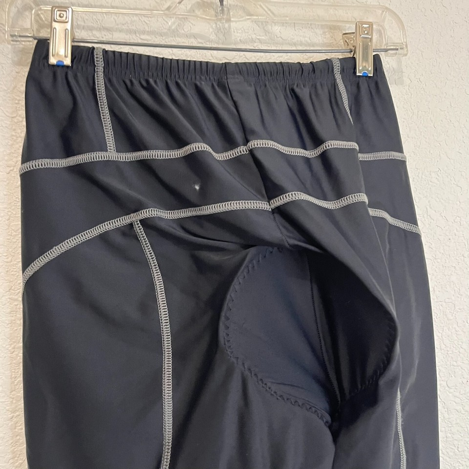 Zimco Cycle Wear Black Biking Cycling Shorts Padded Bike Bicycle Womens