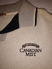 Vintage AKWA Imported Canadian Mist Whiskey Shirt Extra Large Made In USA