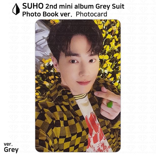 Suho From EXO 2nd Mini Album Grey Suit Official Photocard Photo Card KPOP K-POP - Picture 19 of 42