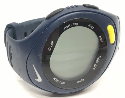 Nike Bowerman Series 10 Lap Wrist Watch Stop Watch H2O 100M Navy Blue | eBay