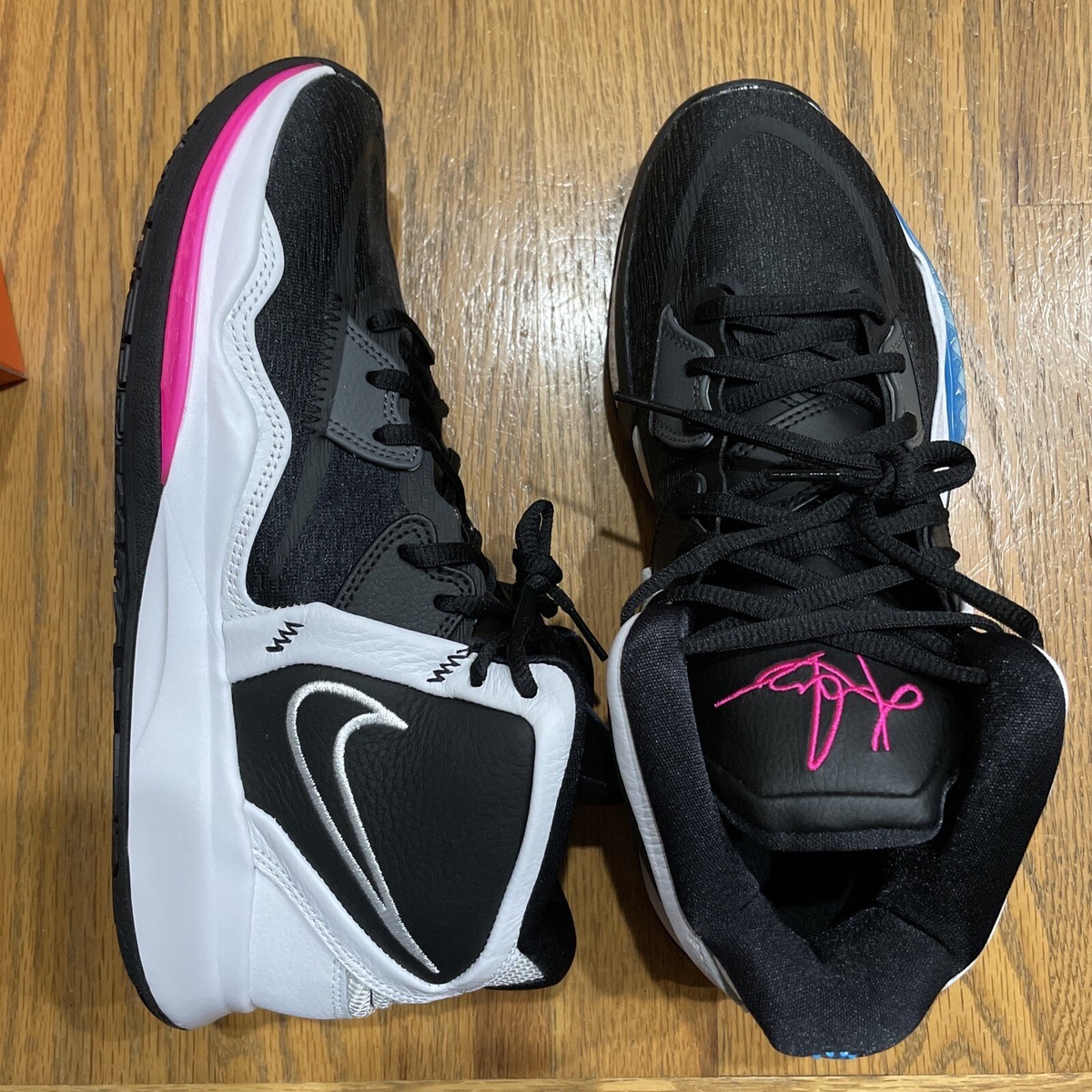 Mens Size 10 Nike Kyrie 8 Infinity South Beach Black Basketball