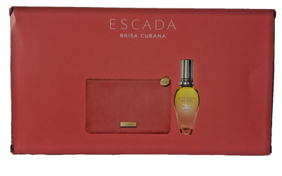 Escada BRISA CUBANA EDT 1.0oz/30ml Perfume Spray + Clutch Bag