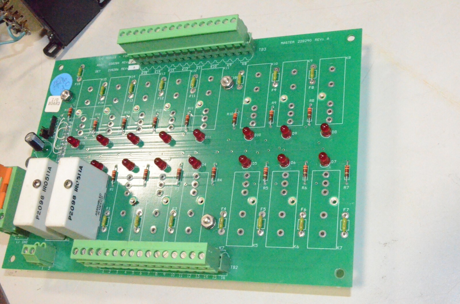 I/O Fiber Optic Printed Circuit Board Module 228290 3098 Raft Slave I/O 227750 eBay