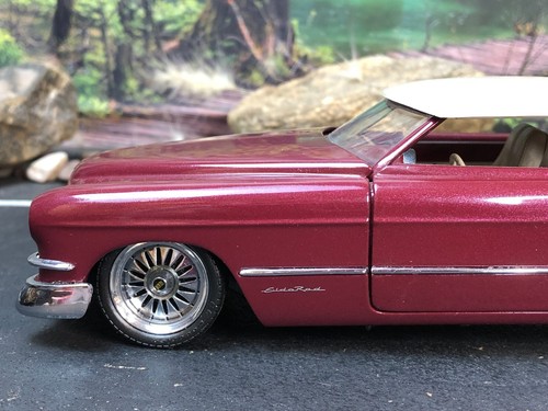 Imperfect 1:24 Diecast Franklin Mint BURGUNDY BOYD ELDOROD + COA (No Box) - Picture 7 of 24