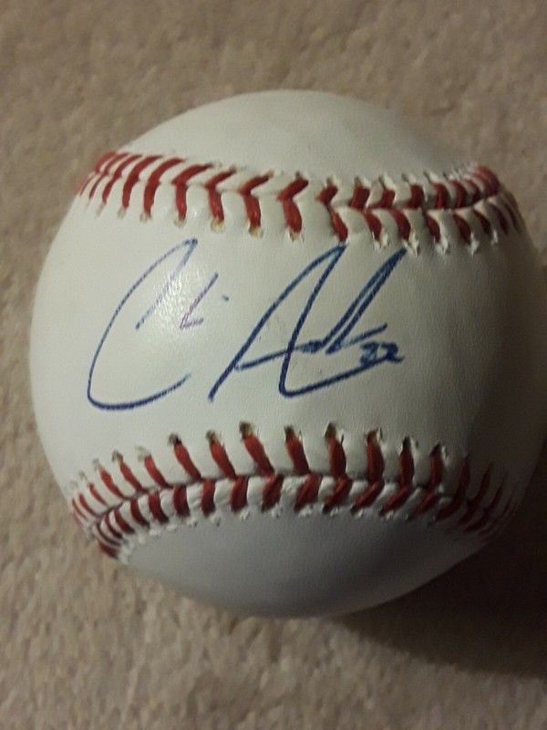 Chris Archer MLB Signed Autographed Baseball Minnesota Twins /Tampa Bay Rays