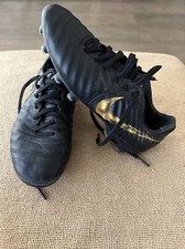 Nike Tiempo Legend VII Pro FG Blk/Metallic Gold Men s Size 5