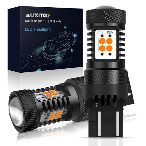 AUXITO 7443 7440 7444 Anti Hyper Flash Amber LED Turn Signal Light Error Free - Picture 8 of 10