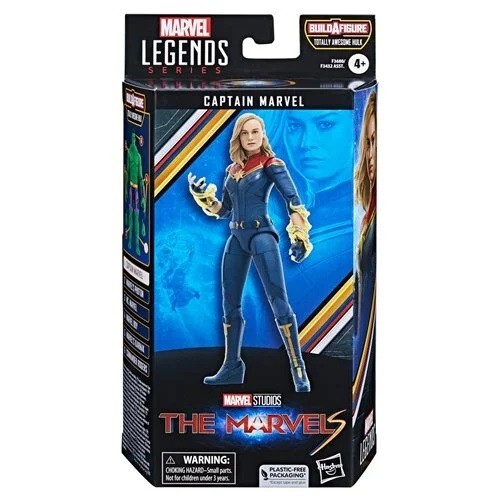 The Marvels Marvel Legends Wave 1 Marvel’s Captain Marvel Figure  BUILD A HULK