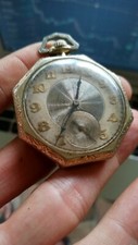 Vintage Elgin 14kGF Cir.1920's Manual Wind 43mm Pocket Watch