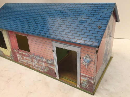 Vintage Wolverine Toy Co. Tin Litho Ranch casa delle bambole n. Arkansas 800 anni 50 - Foto 4 di 12