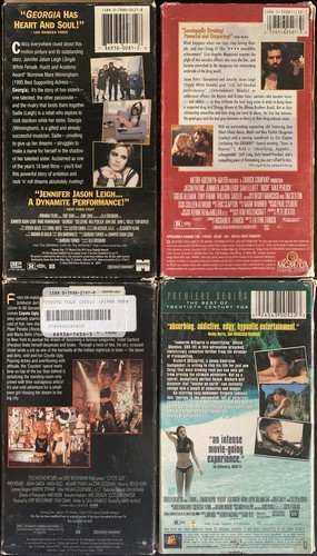 Rush/Georgia/The Beach (VHS, 1992) Jason Patric Jennifer Jason Leigh 4 Bundle - Picture 2 of 2
