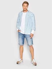 G-STAR RAW 3301 DENIM JEANS SHORTS MEDIUM AGED BUTTON FLY SIZE W32 RRP £80.00