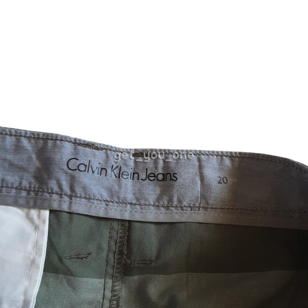 NWT Calvin Klein Jeans BOYS Shorts Sea Spray Striped Size 20 image 3