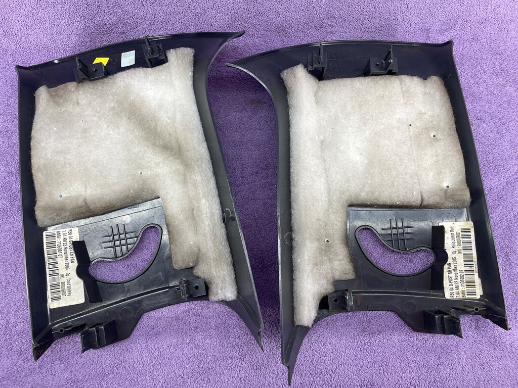 Mini R50 R53 Black Headlining Roof Trim Accessories Sun Visor 2002 