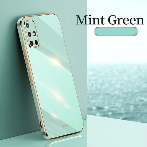 For Samsung S25 S21 S24FE A14 A35 A53 A54 Plating Silicone Soft Rubber Slim Case - Picture 15 of 20