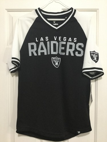 Las Vegas Raiders / T-Shirt Gr. M / Black & White / Kurzarm / NEU / NFL Shop