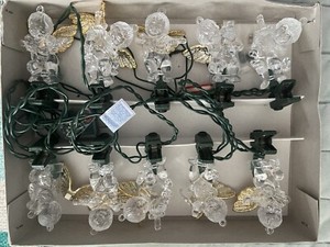 10 Count Angel Fancy Plug-In Light String Set Christmas/Valentines