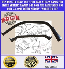 FOR NISSAN NAVARA 2.5 ONLY D40 PATHFINDER R51 2.5 06-16 FUEL TANK STRAP STRAPS 