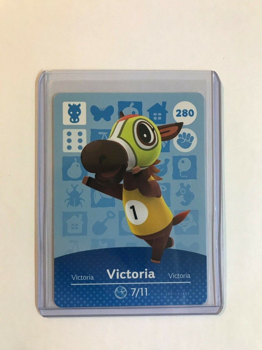 Carte Amiibo Animal Crossing - #280 Victoria - Série 3 - Comme Neuve