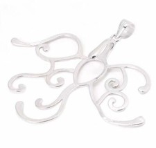 Sterling Silver Pendent Frame Beads Bezel Blank Jewelry Finding Easy To Wrap 