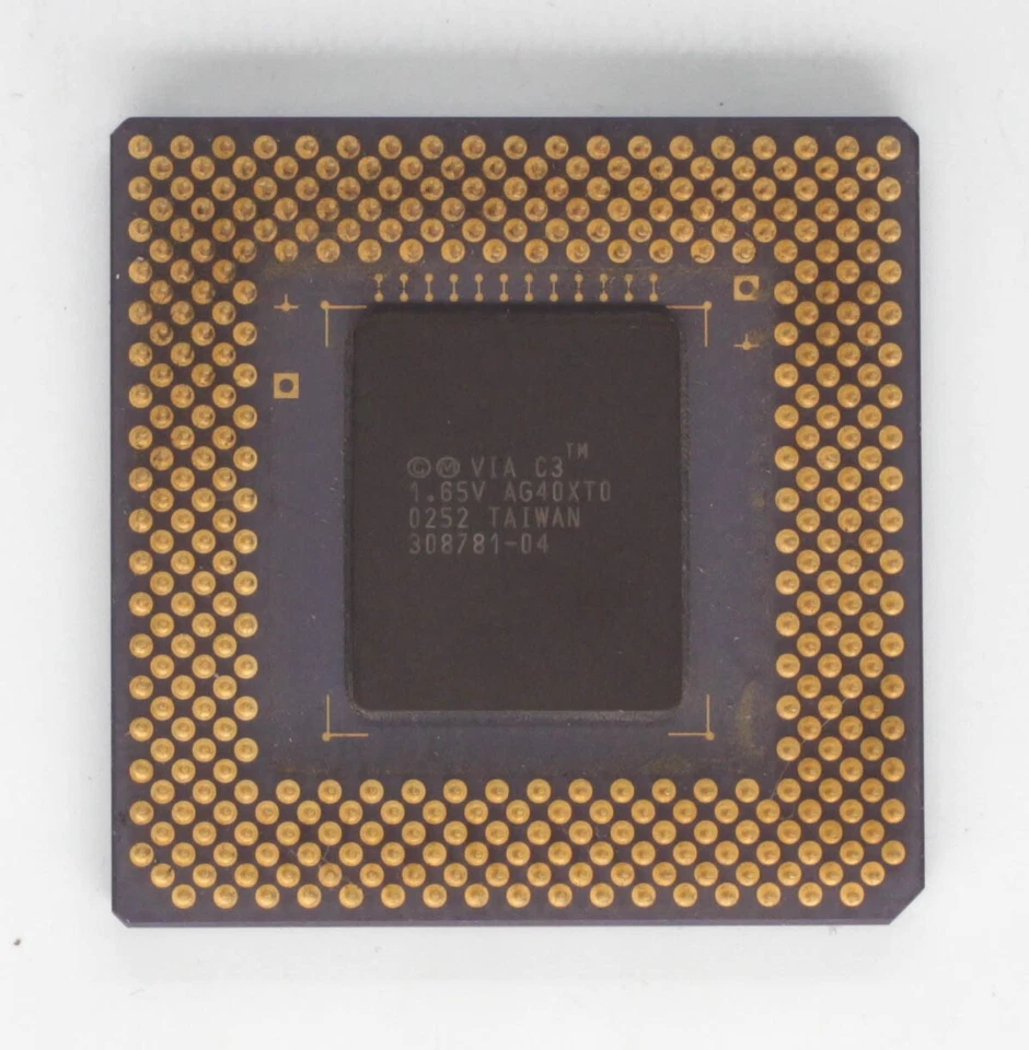 Socket 370 CPU - VIA C3 - 800AMHz - 800MHz - Samuel2 - TESTED - Image 2 of 2