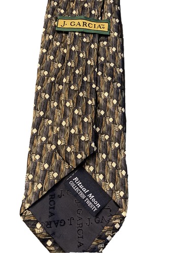 Vintage Jerry Garcia Grateful Dead 1996 Ritual Moon Collection 20 Silk Tie - Picture 3 of 4