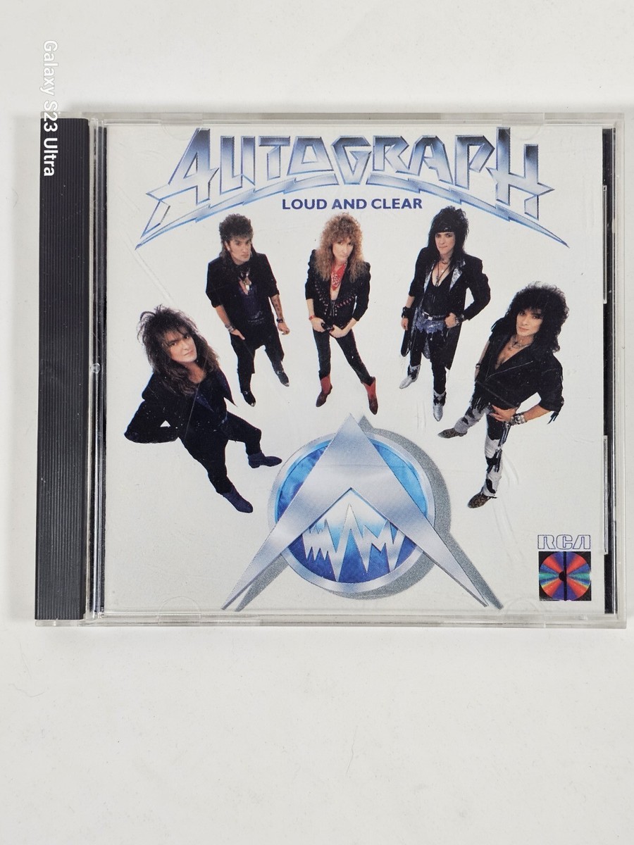 Autograph - Loud And Clear CD- Hard Rock 1987- Japan Pressing RCA