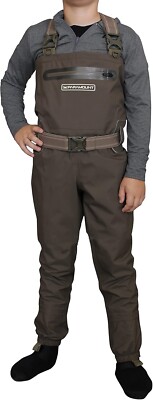 Paramount Outdoors Stonefly Youth Breathable Fishing Chest Wader for Kids (Large