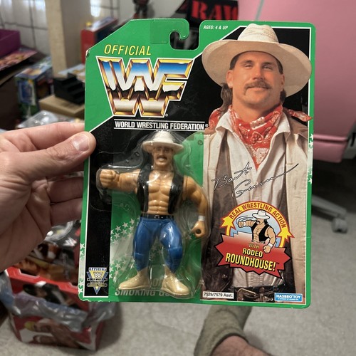 WWF wwe Vintage Wrestler Green Card BART GUNN  Has...