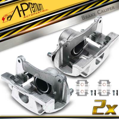 A-Premium Pair Front Brake Calipers with Bracket for Toyota Highlander 2006-2007