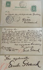 Entomologist Embrick BEACH (1876-1947): German Postcard Overhalla (NORWAY) 1903