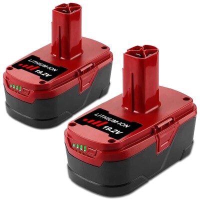 2X For Craftsman 19.2 Volt PP2030 C3 6.5Ah Lithium XCP Battery 11376 130279005