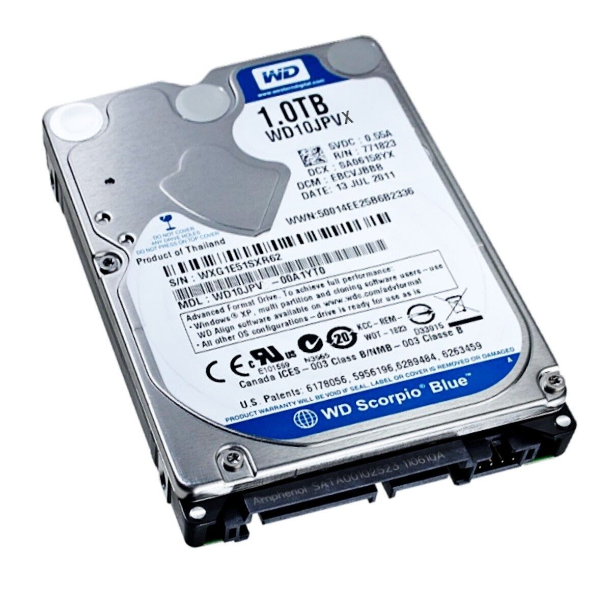 Laptop Hard Drive Western Digital 1 TB,Internal ,2.5 Laptop Hard Drive Western Digital 1 TB,Internal ,2.5