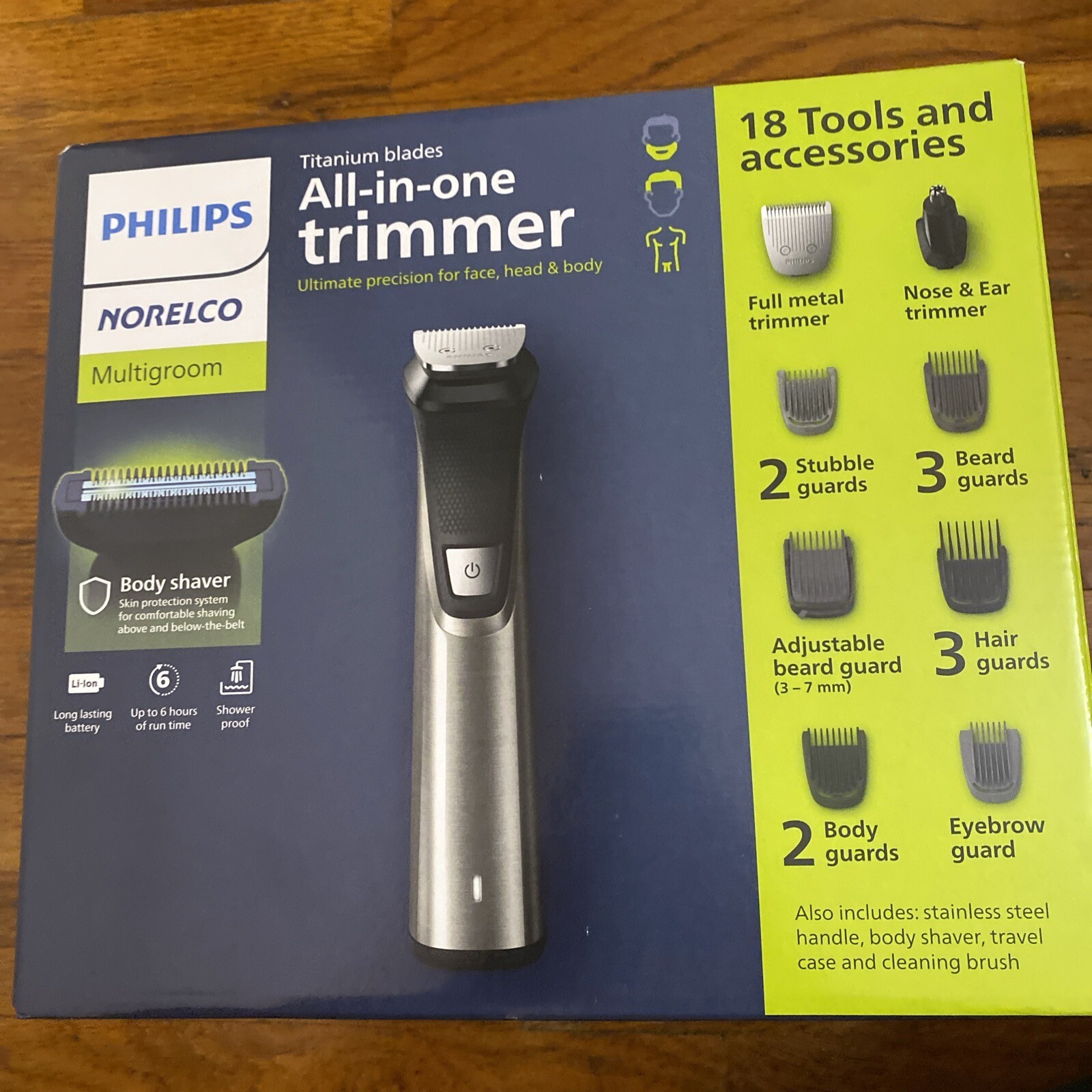 Philips Norelco Multigroom MG9740/40 All-in-one trimmer Titanium 