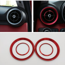 Front Air Vent Outlet Ring Trim For Alfa Romeo Giulietta Stelvio 2017now Front Air Vent Outlet Ring Trim For Alfa Romeo Giulietta Stelvio 2017now