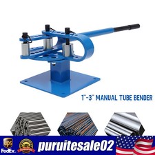 Premium Pipe Tube Bender 1-3 Inch Manual Tube Bender W 7 Dies Tubing Metal Premium Pipe Tube Bender 1-3 Inch Manual Tube Bender W 7 Dies Tubing Metal