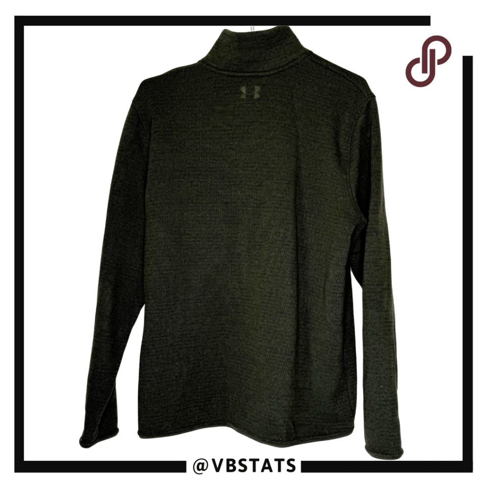 Suéter Suéter Under Armour Para Hombre UA Specialist Henley 2.0 Verde Grande Foto 2 de 4