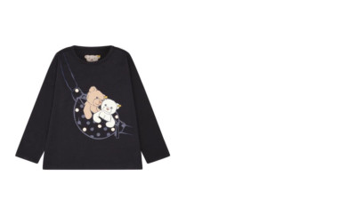 Steiff year of the teddy bear long sleeve shirt, dark blue size 116