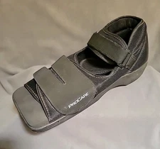 ProCare Surgery Post-Op Shoe Large LT / RT Broken Foot Squared Toe Black