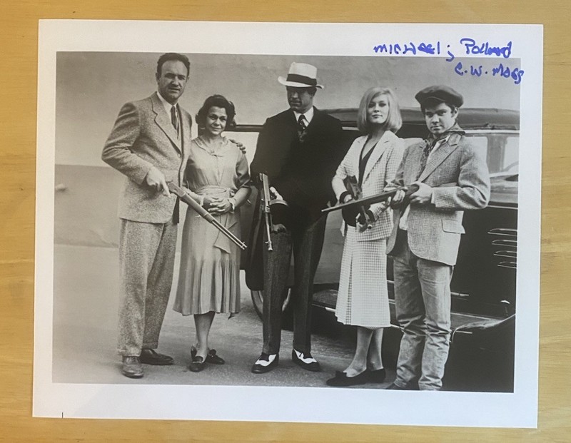 MICHAEL J POLLARD HAND SIGNED AUTOGRAPH PHOTO 8 X 10 COA ACTOR BONNIE & CLYDE