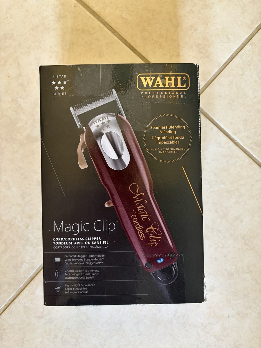 Wahl 5-Star Magic Clip Cordless Clipper, Stagger-Tooth Blade